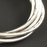 Wired Plain Bracelet Mexican Sterling Silver